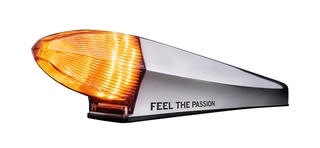 Strands IZE LED torpedo silver arrow Varsellys og hvitt/orange markeringslys