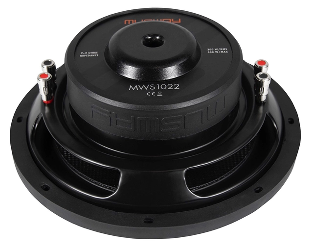 Musway 10" subwoofer flat design 600w max / 300w RMS 