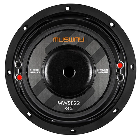Musway 8" subwoofer flat design 500w max / 250w RMS 