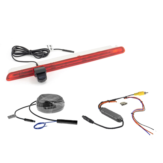 Ampire Ryggekamera (Bremselys) (CVBS) VW T6/T6.1 med topphengslet dør 