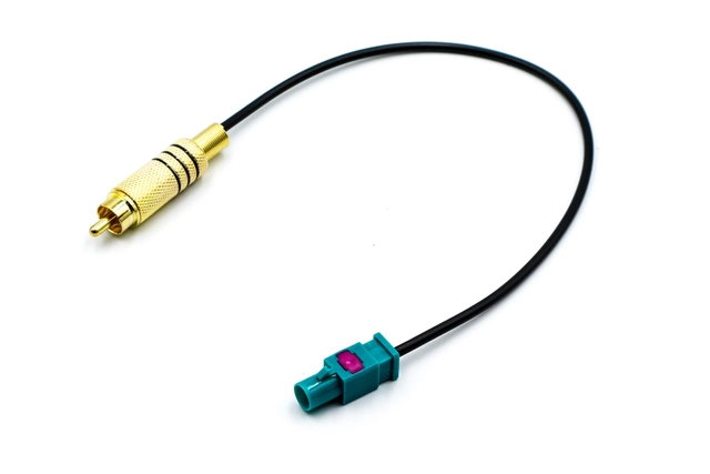 InCarTec Video-overgang Fakra (Han) til RCA (Han) 