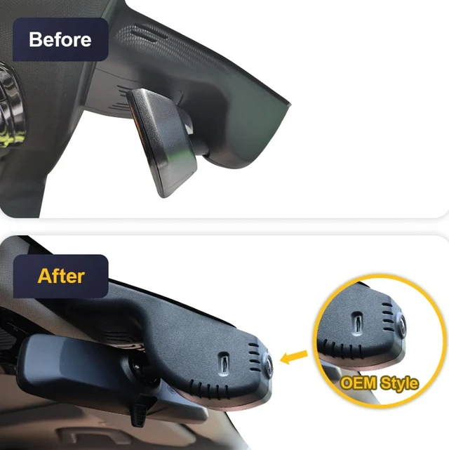 FITCAMX Integrert 4K Dashcam (foran+bak) BMW (2020 -->) 