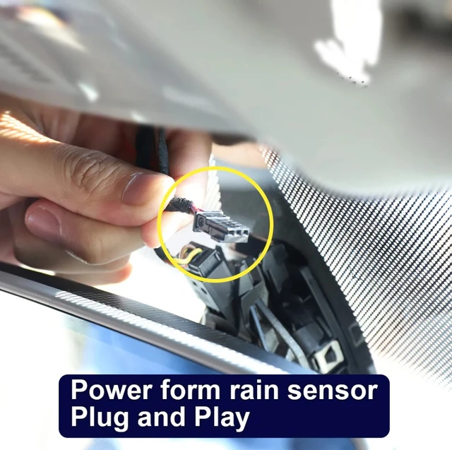 FITCAMX Integrert 4K Dashcam (foran) Skoda Superb / Sort 