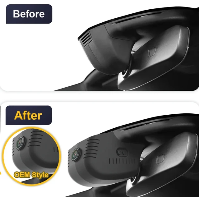 FITCAMX Integrert 4K Dashcam (foran) Skoda Superb / Sort 