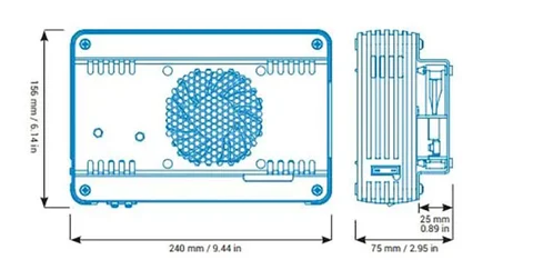 Audison AFM-CLK kjølesett Vifte for Audison Forza Max forsterkere 