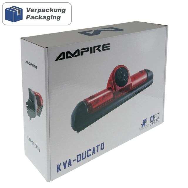 Ampire Ryggekamera (Bremselys) (AHD) Ducato/Boxer/Jumper (2006 -->) 