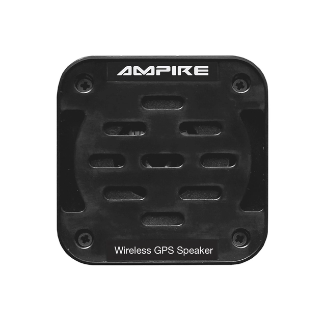 Ampire parkeringshjelp 4-veis GPS Matt svart, sensormontering forfra 