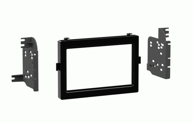 InCarTec monteringskit 2-DIN Outlander (2013 - 2021) Pianosort 