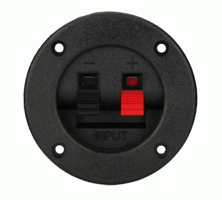 InstallBay Høyttalerterminal (1 x bulk) Rund høyttalerterminal