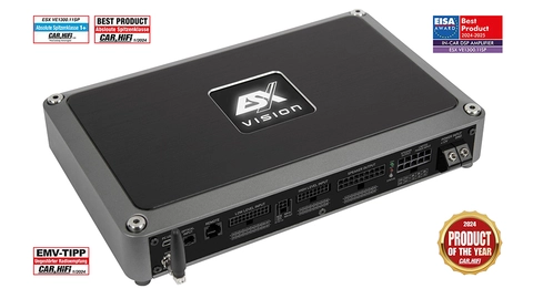 ESX 11-kanals forsterker med DSP 1300 watt RMS - TESTVINNER!