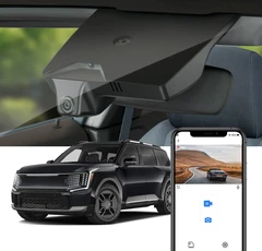 FITCAMX Integrert 4K Dashcam (foran) Kia EV9 (2023--&gt;)
