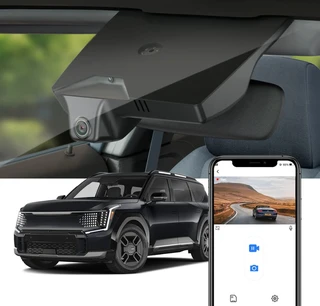 FITCAMX Integrert 4K Dashcam (foran) Kia EV9 (2023-->)