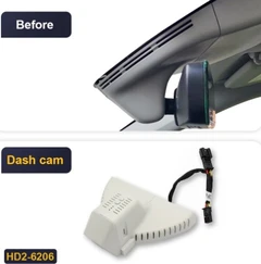 FITCAMX Integrert 4K Dashcam (foran) Skoda / Sort