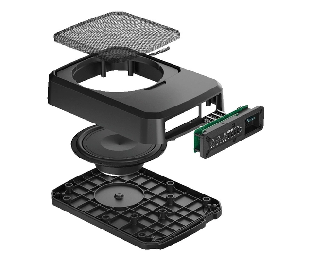 Hertz DBA201F  8" flat aktiv Subwoofer 440W max superflat 