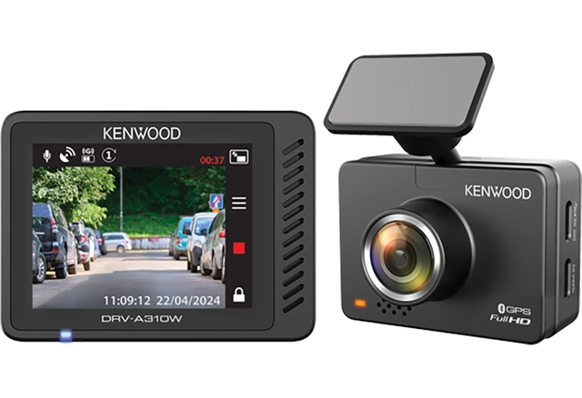 Kenwood DRVA310W dashcam Dashcam med trådløst WiFi og GPS 