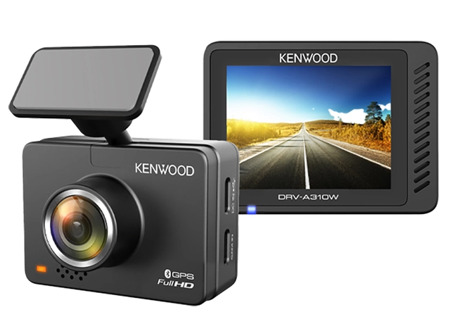 Kenwood DRVA310W dashcam Dashcam med trådløst WiFi og GPS 