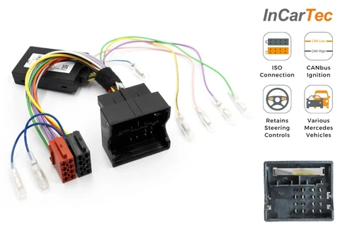 InCarTec Rattfjernkontroll interface Mercedes