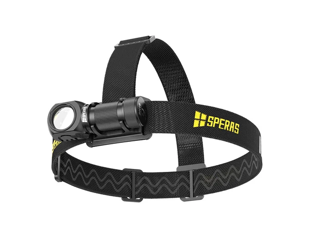 Speras SH16 lett hode/lomme/arbeidslykt 1650lm / 355 meter kastelengde 