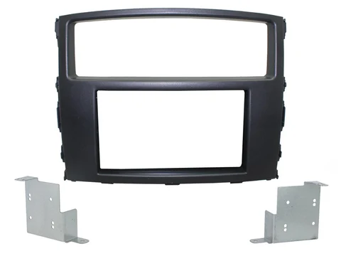 Connects2 Premium monteringskit 2-DIN Mitsubishi Pajero (2014 -->) Matt svart