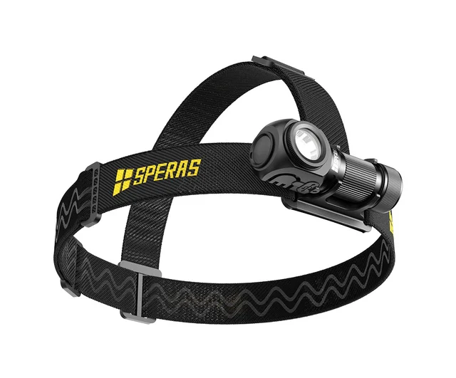 Speras SH16 lett hode/lomme/arbeidslykt 1650lm / 355 meter kastelengde 