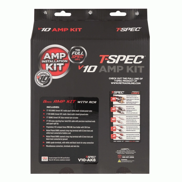 Metra Marine kabelkit 8AWG / 10 