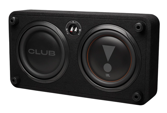 JBL Basskasse, 10", 350/1050W Allsidig slim lukket basskasse 