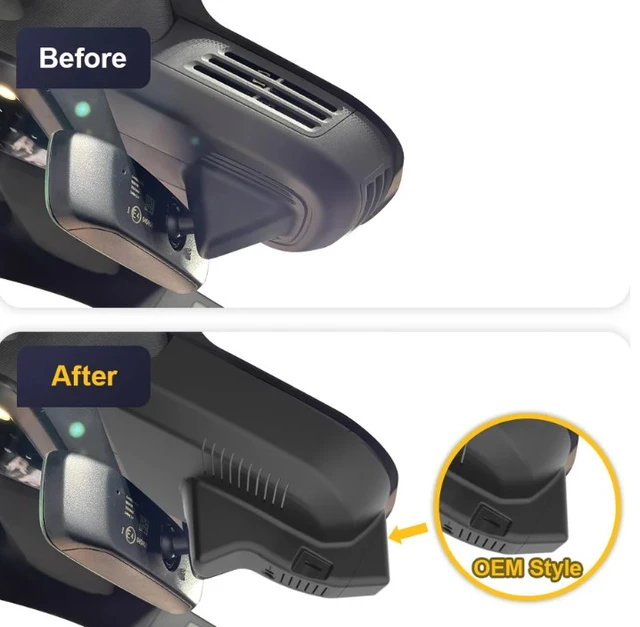 FITCAMX Integrert 4K Dashcam (foran) Volvo EX30 (2024 -->) 