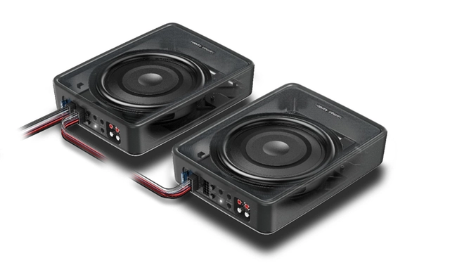 Harman/Kardon premium kompakt woofer 7" Aktiv 7" bilsubwoofer, 125 W RMS 