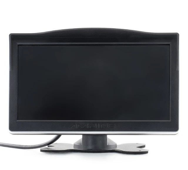 Ampire 7" TFT  LCD-Skjerm Med 2 videoinnganger 