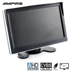 Ampire 7&quot; TFT  LCD-Skjerm Med 2 videoinnganger