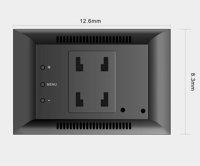 Ampire 5" TFT  LCD-Skjerm Med 2 videoinnganger (AHD/CVBS) 