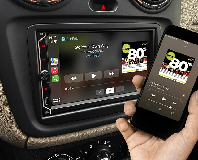 ESX 7" LCD/DAB+/FM/USB/SD/BT 2-DIN DAB mediaspiller med masse utstyr 