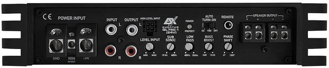 ESX Bilforsterker 1 x 750W RMS, 24V 1 x 750W/450W RMS 4 ohm/2 ohm 