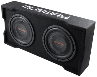 Musway MF210Q-2, 10&quot; Subwoofer med slave 600W max / 300W RMS