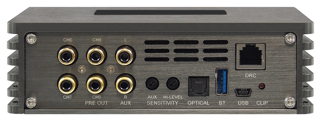 Musway 5-kanals DSP-forsterker 360W RMS i 4ohm, leveres uten ISO 