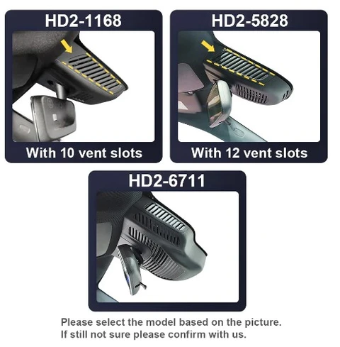 FITCAMX Integrert 4K Dashcam (foran) MB EQA (2021 - 2023) 