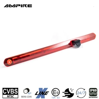 Ampire Ryggekamera (Bremselys) (CVBS) MB Vito (2015 -->) med topphengslet dør