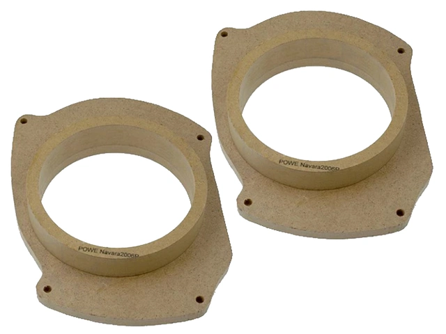 ConnectED MDF høyttaleradaptere (165mm) Nissan Navara (2006 -->) 