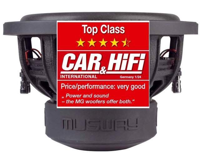 Musway 12" subwoofer SQ 1400w max / 700w RMS 
