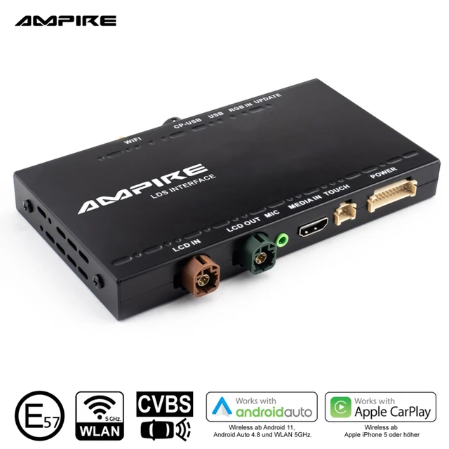 Ampire Trådløs Apple Carplay/AndroidAuto Porsche m/CDR 3.1 