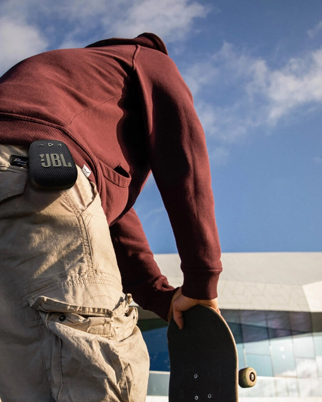 JBL WIND3S bærbar BT høyttaler blå Kompakt BT med feste for sykkelstyre 