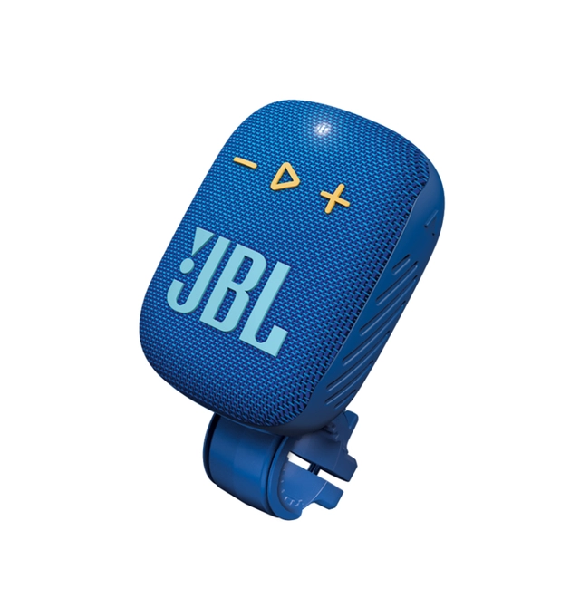 JBL WIND3S bærbar BT høyttaler blå Kompakt BT med feste for sykkelstyre 