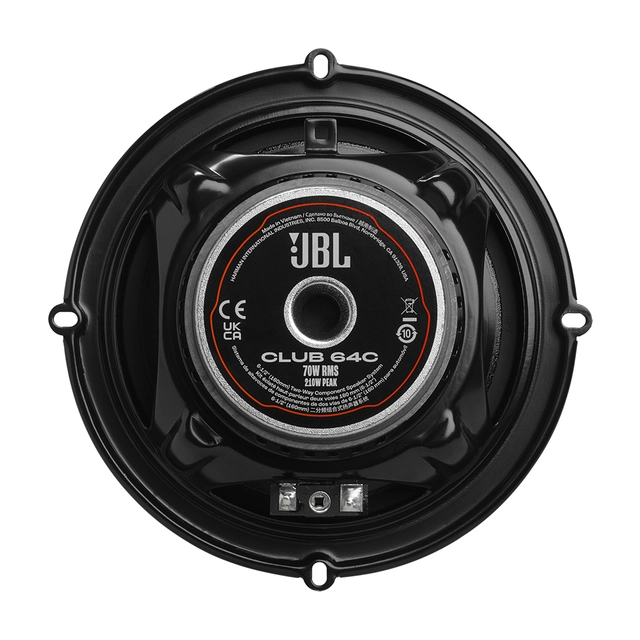JBL 2-veis komposett, 6½" CLUB 6½", 2-veis, 70W RMS, 210W MAX 