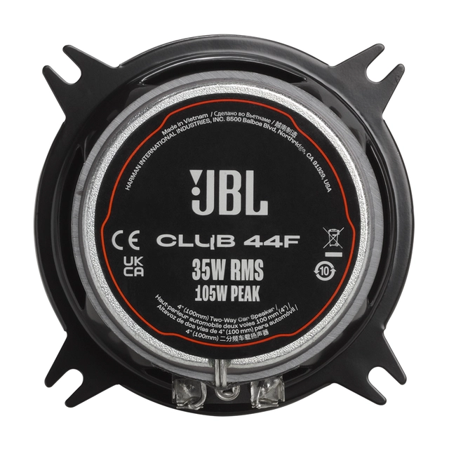 JBL Fulltone, 4" CLUB 4", 2-veis, 35W RMS, 105W MAX 