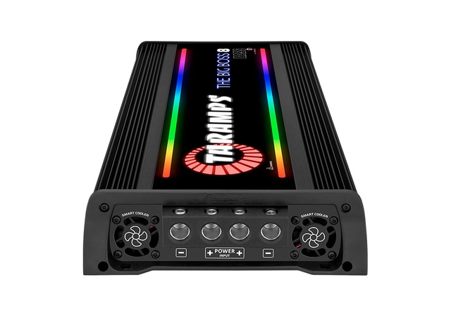 Taramps Bilforsterker 1x8000W 0,5~2ohm 0,5~2 ohm Sort utførelse / RGB 