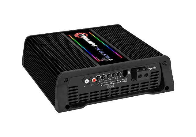 Taramps Bilforsterker 1x3000W 0,5~2ohm 0,5~2 ohm Sort utførelse / RGB 
