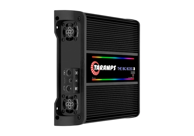Taramps Bilforsterker 1x3000W 0,5~2ohm 0,5~2 ohm Sort utførelse / RGB 