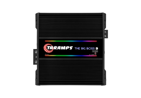 Taramps Bilforsterker 1x3000W 0,5~2ohm 0,5~2 ohm Sort utførelse / RGB