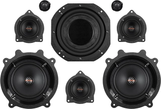 Musway h&#248;yttalersett for Tesla 3/Y Front, senter og subwoofer