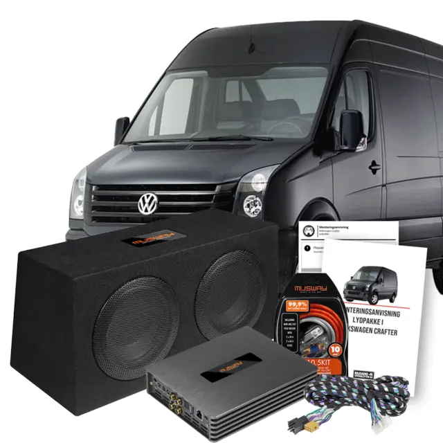 Lydoppgraderingspakke VW Crafter VW Crafter (3-seter) (2017 -->) 